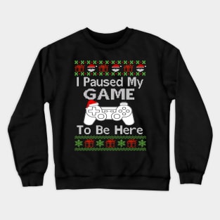 ugly christmas sweater Gamer Crewneck Sweatshirt